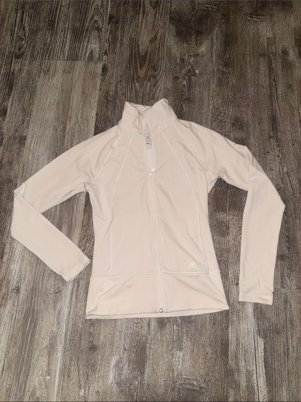 adidas Women's Cream Full-Zip Utility Jacket